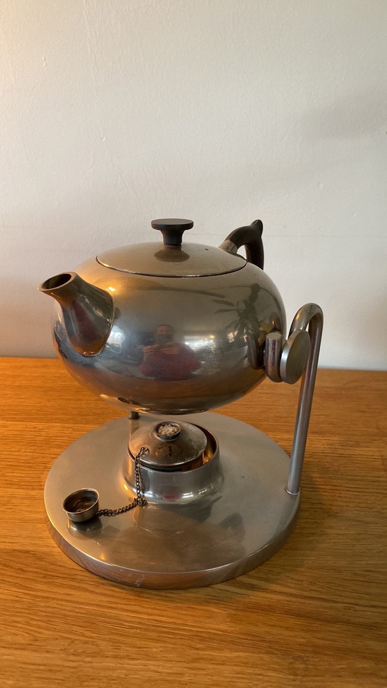 Image 1 of Vintage tuimeltheepot kantelbare thee pot jaren 50 