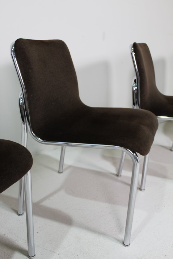 Image 1 of Vintage Design Eetkamerstoelen - TECTA Jaren '70