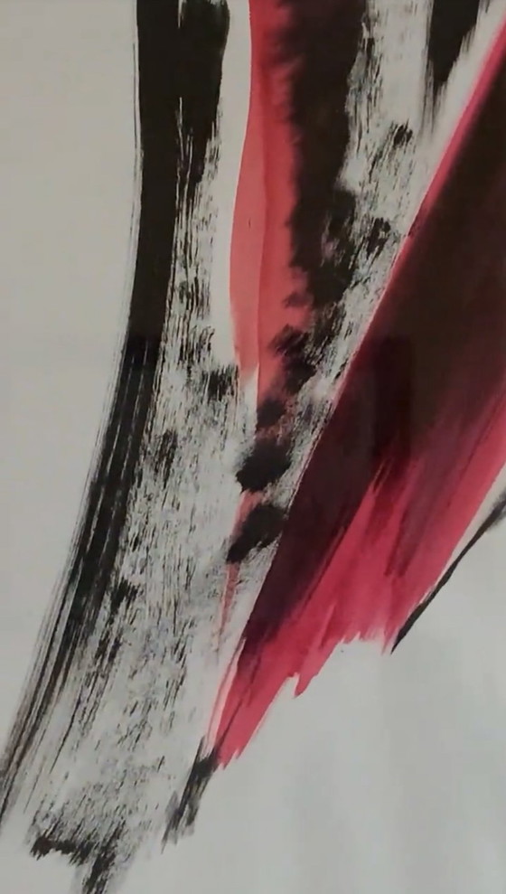 Abstraction 1983 - set of 2 - Bernard Schmitt (1950) – Paintings & Drawings, Paper, Glass (photo 8 of 10)