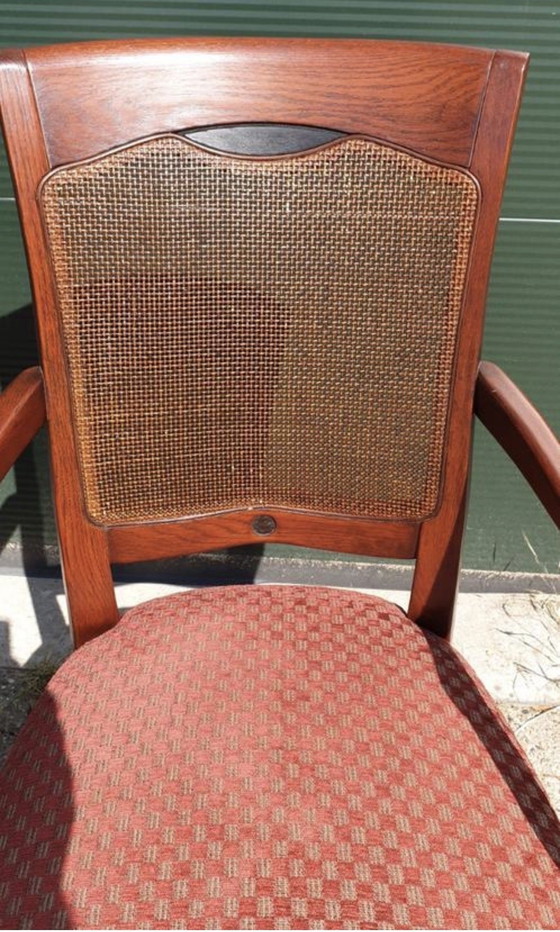 Image 1 of 4 kersenhouten bannnink jugendstil eetkamer brazos toelen 