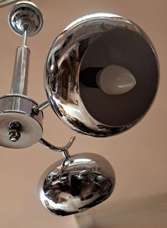 Lampe POP années 60, Luminaires, Métal, Chrome, Argenté (photo 7 sur 8)