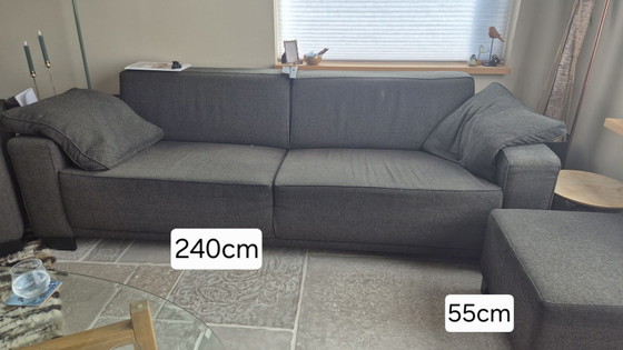 Seating area: 1.5- & 3.5-seater, with ottoman – Textile, Wood (photo 3 of 8)
