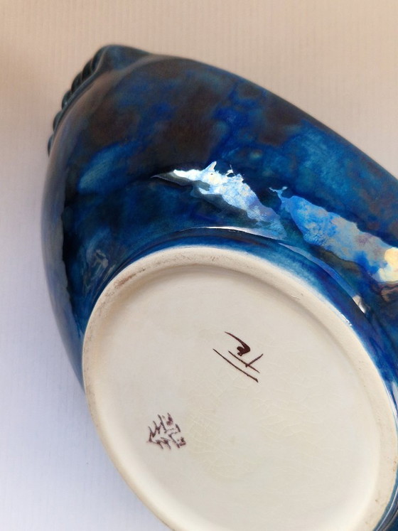 Image 1 of Ciotola-Plateau-maiolica.Hindelanger Keramik.60'Germania.