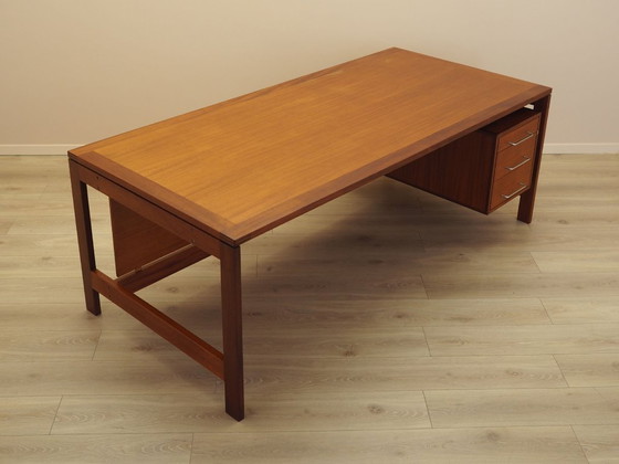 Teakhouten directiebureau van Henning Jensen & Torben Valeur voor Munch, Deens, jaren 60. – Wood (photo 13 of 20)