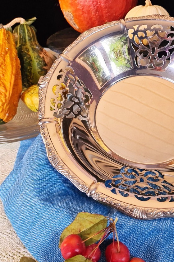 Image 1 of 1x Alessi classic bowl 18/10 stainless steel – bread basket