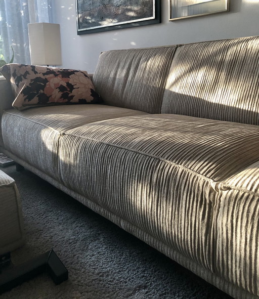 Zitbank 3 personnes + hocker