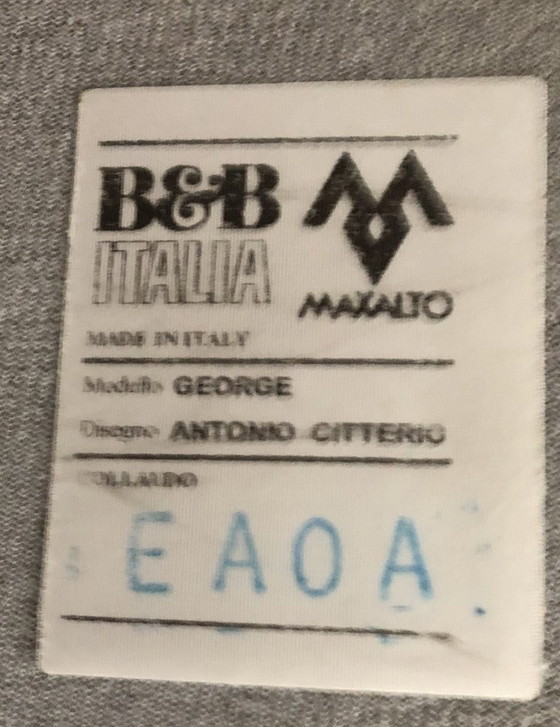 Image 1 of Divano 3/4 posti B&B Italia modello George di Antonio Citterio come nuovo