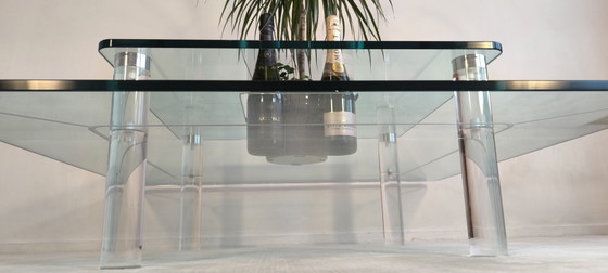 ✨💎 Marais International MTB110 — Eccezionale Tavolino da caffè in Altuglas e Vetro | Design Parigino 💎✨ (photo 11 of 20)
