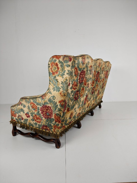 Image 1 of Tapiz de sofá Os de Mouton – Estilo casa de campo, siglo XIX (1820)