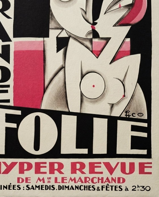 Maurice Pico – Folies Bergère – La Grande Folie – Druckgrafik aus den 1920er Jahren – Kunstdrucke, Paper (photo 5 of 6)