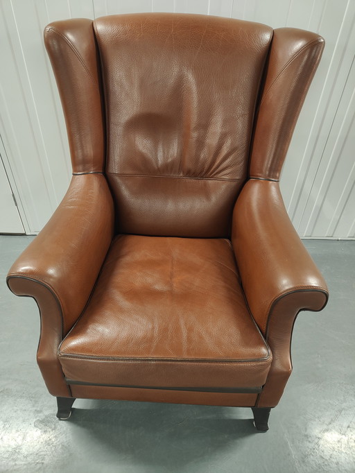 Mol & Geurts Ear Armchair Schwerer Lederstuhl