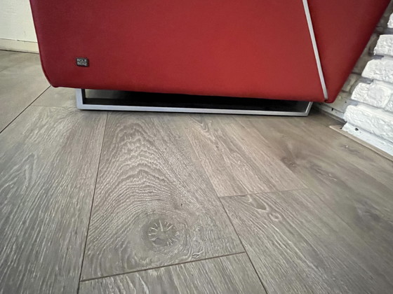 Image 1 of Rolf Benz design - model 350 design - modern - leather - red