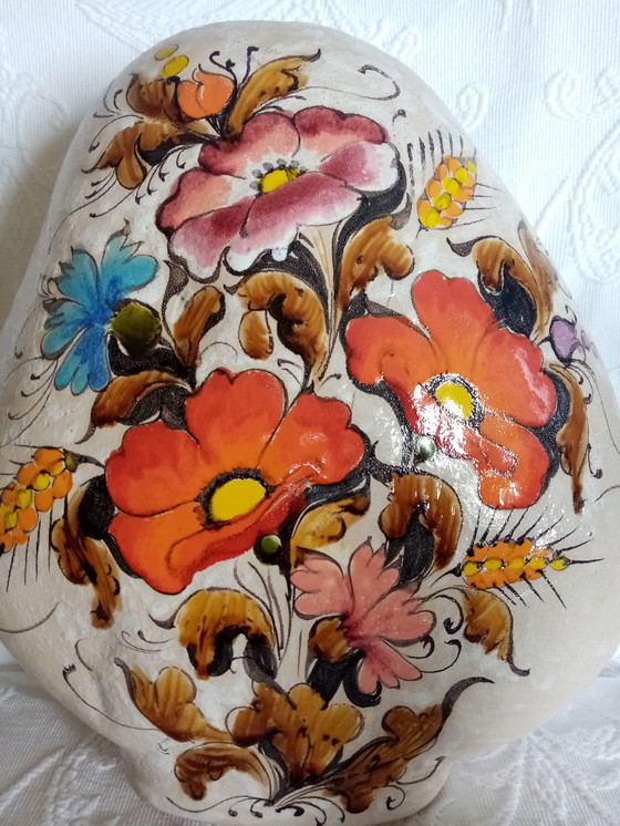 Image 1 of Jarrón decorativo de cerámica italiana de Elio Schiavon, años 70 (31 cm)