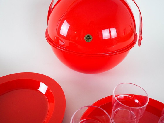Image 1 of Picknickset, Italiaans design, jaren 70, gefabriceerd door Fratelli Guzzini