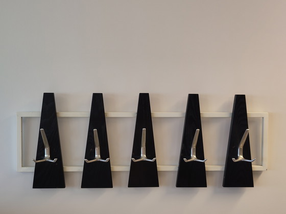 Image 1 of Vintage coat rack wood metal