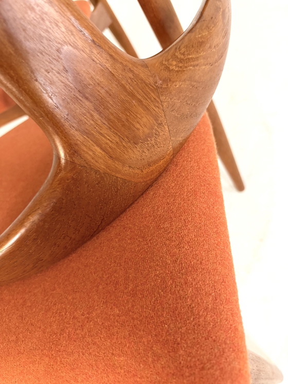 Image 1 of 4x sedie da pranzo restaurate "Juliane", Johannes Andersen '60