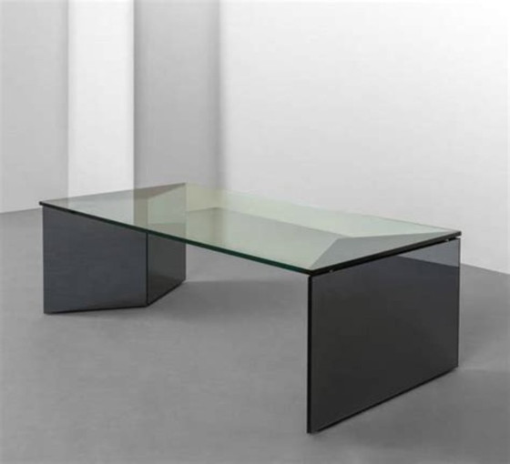 Coffee table Giuseppe Raimondi / A.Ba.Co. / Cristal Art, 1975. – Glass (photo 4 of 5)