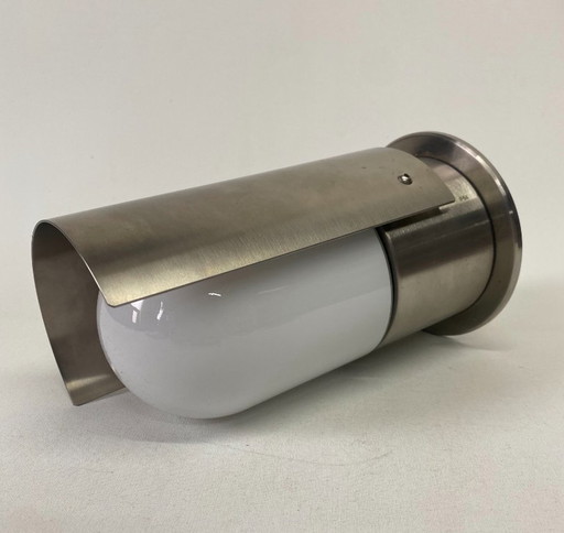 Design MCM BEGA IP64 outdoor lamp in stainless steel and opal glass