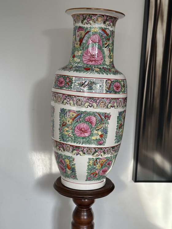 Image 1 of Grote Chinese porseleinen vloervaas