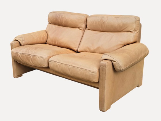 de Sede DS-70 2 seaters in vintage leather, 1980s, Beige (photo 6 of 11)