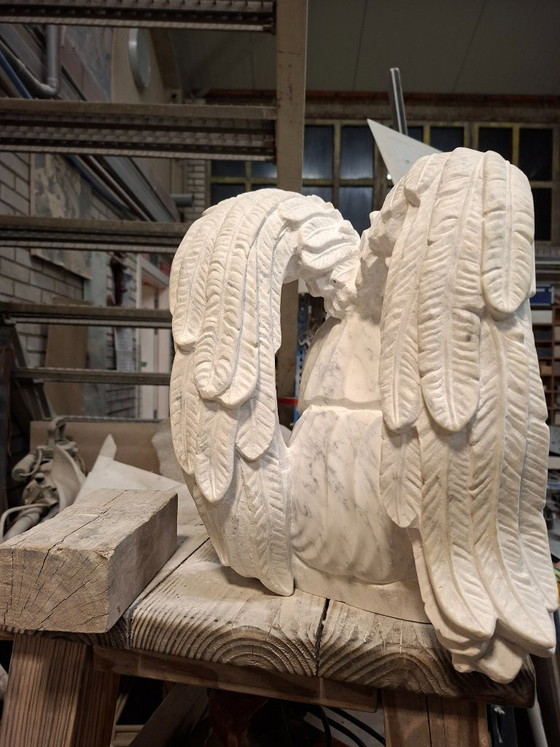 Scultura in Marmo di Angelo – Arte, Marble (photo 4 of 5)