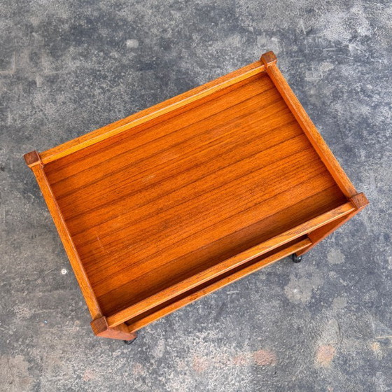 Image 1 of Danish Teak Bar Trolley, 1960