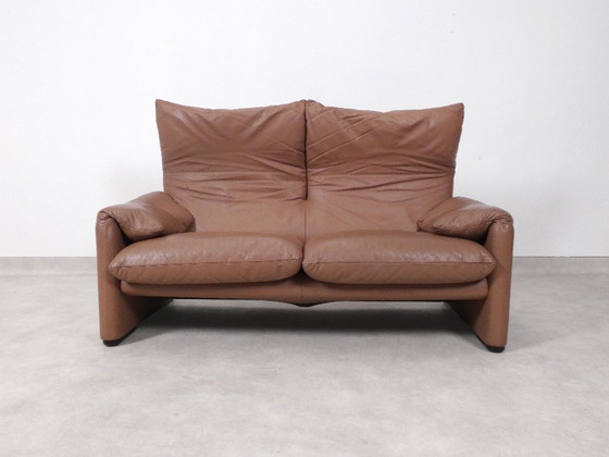 Image 1 of Conjunto Cassina Maralunga 2 plazas en piel mocca