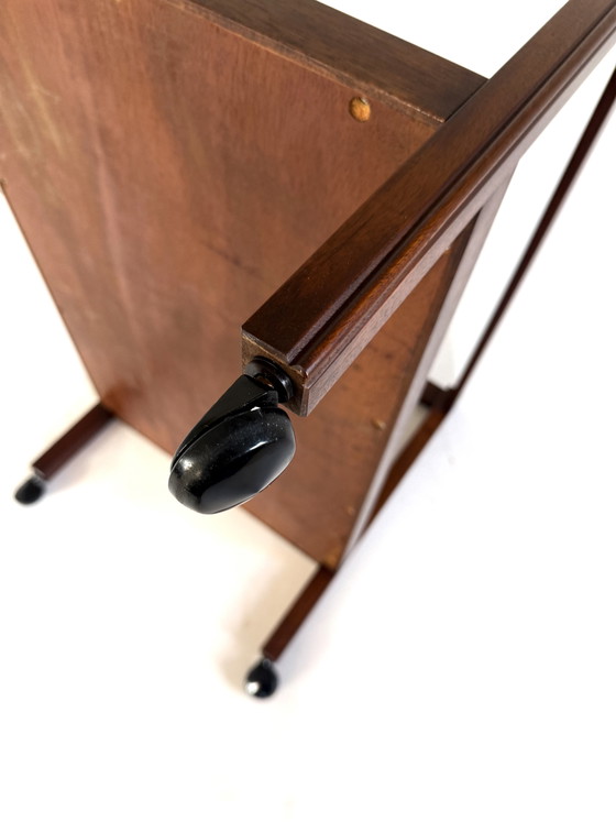 Image 1 of Carrello vintage danese in teak e ottone, anni '60