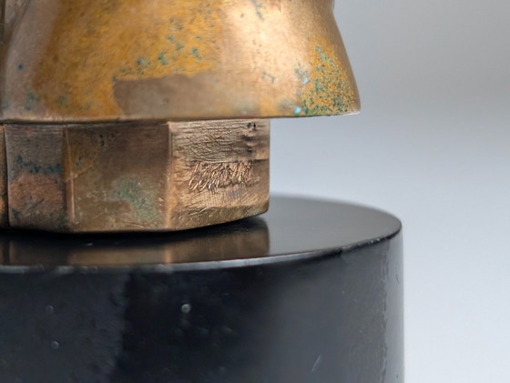 Image 1 of Miguel Berrocal "Torso Roca", escultura de bronce, prueba de artista X/X