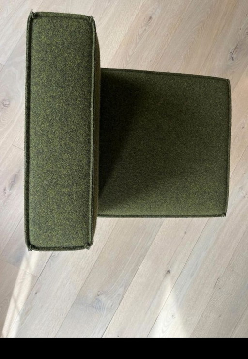 prast Hooft Ph1 chaise verte pivotante