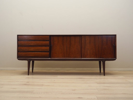 Credenza in palissandro, design danese, anni '70, produttore: Omann Jun