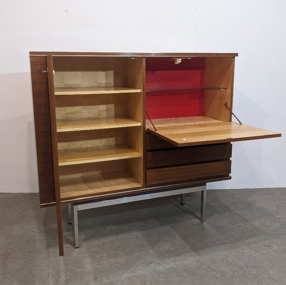 Image 1 of Vintage teakhouten dressoir uit de jaren 60