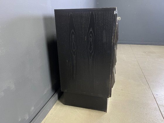 Image 1 of Credenza brutalista nera, anni '70