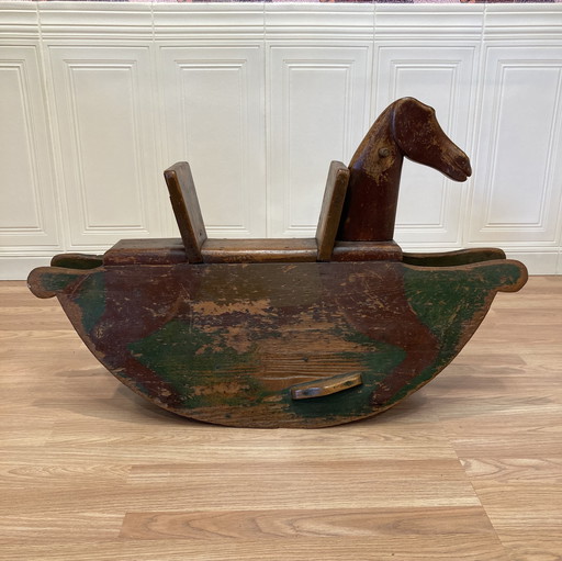 Wooden Rocking Horse 1950