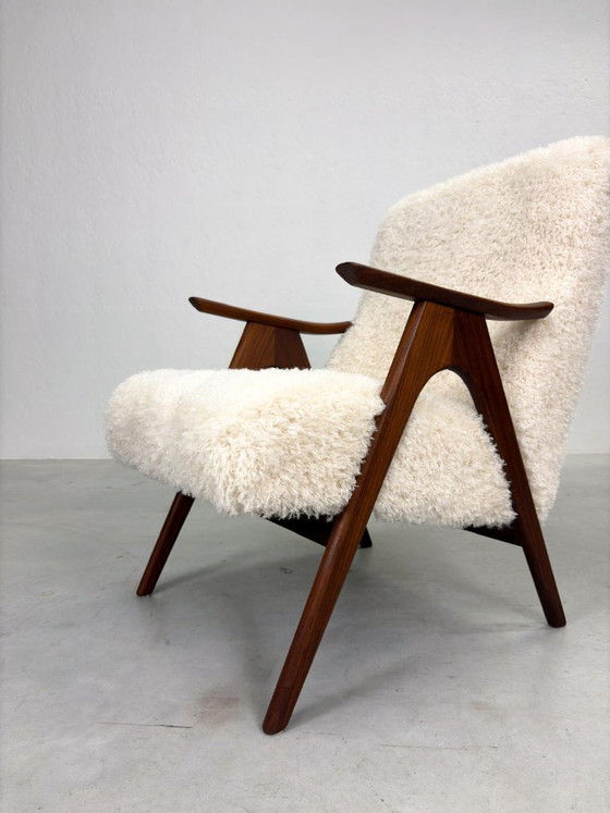 Poltrona in stile metà secolo con tessuto soffice – Poltrone, Wood (photo 5 of 16)
