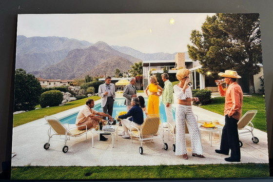 Image 1 of Slim Aarons - Desert House Party
