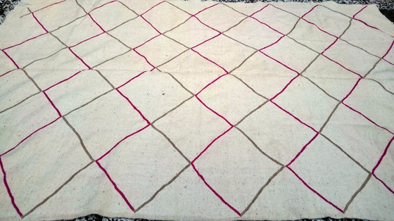 Image 1 of hand-knotted Berber wool rug 292x186cm