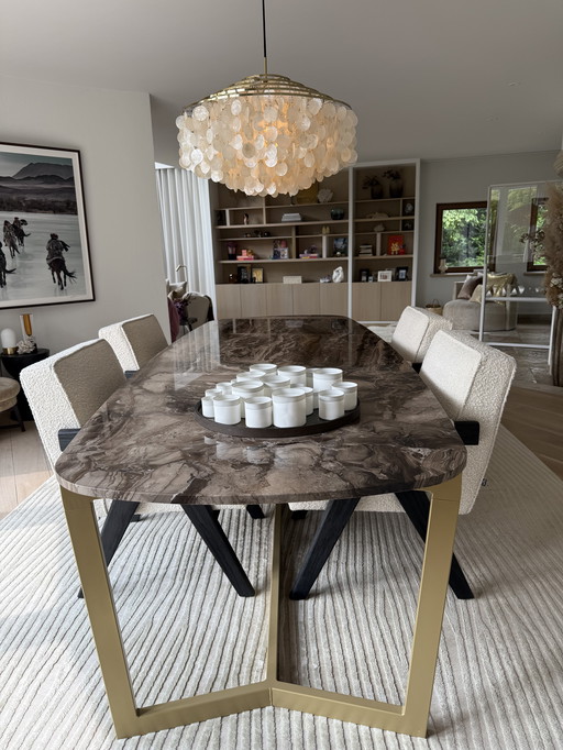 4 Eicholtz dining chairs