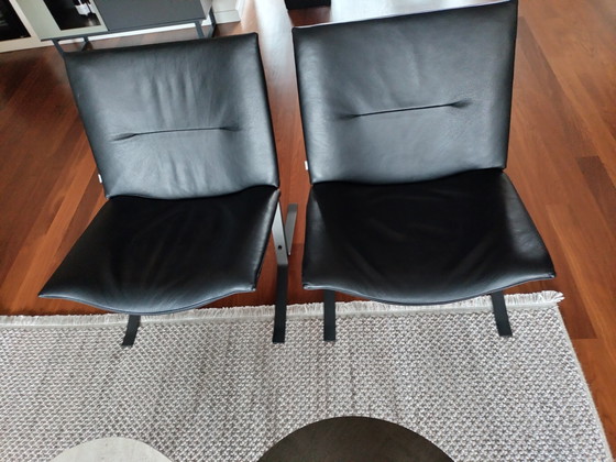 Image 1 of 2 leren fauteuils 