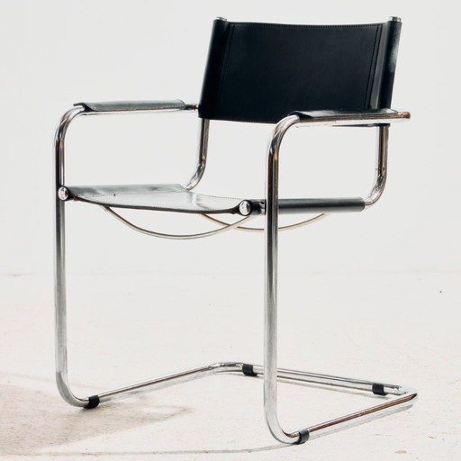 MK12000 Oostenrijkse Blaha fauteuil – Leather, Metal (photo 2 of 19)