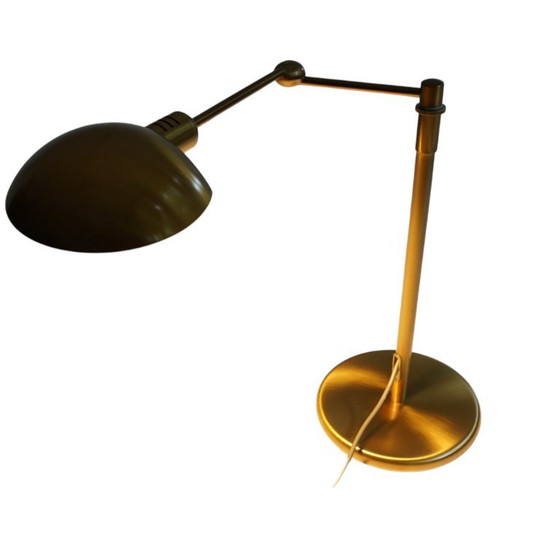 Holtkötter 6352/1-3 Lampada da tavolo e da lettura – Color ottone, Dimmerabile e regolabile in altezza, 1960 (photo 10 of 18)