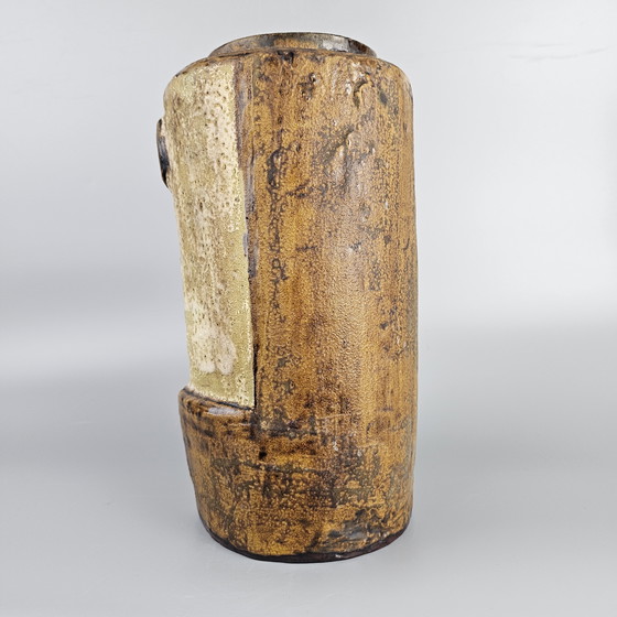 Image 1 of Zeldzame XL Vintage West-Duitse Vaas in de Vorm van een Uil, Gemaakt Door Helmut Schaffenacker. Vormnummer V 38.