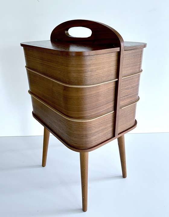 Image 1 of Mid Century Deense Opbergdoos