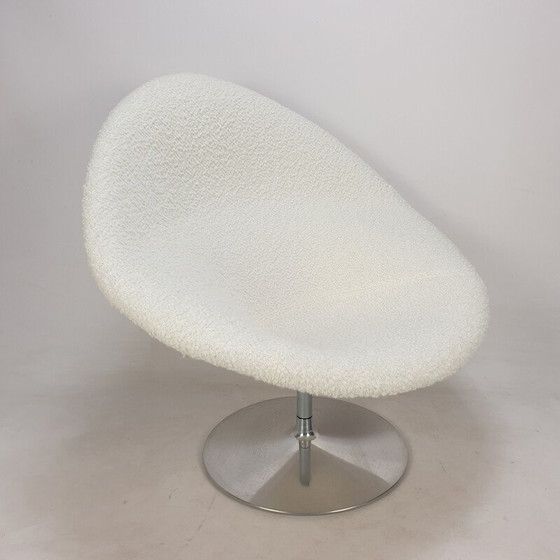 Image 1 of Vintage Globe fauteuil met voetenbankje van Pierre Paulin voor Artifort, jaren 1980