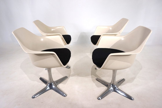 Image 1 of Set of four Arkana 116 dining chairs by Maurice Burke, 1960