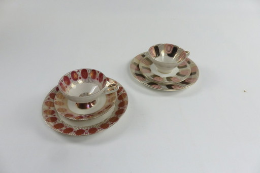 Germany, pair of breakfast sets circa 1950.