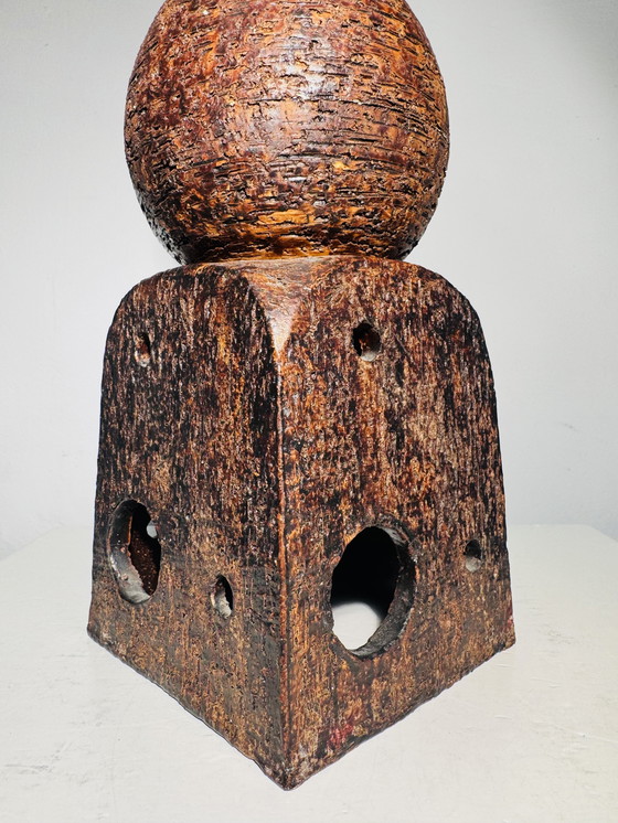 Image 1 of STONEWARE TABLE LAMP BY PIETER GROENEVELDT, THE NETHERLANDS, CIRCA 1950s