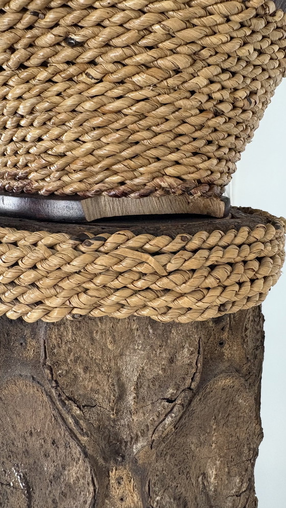 Image 1 of 2 x Vintage palmboom lampen set vloerlampen 195 cm