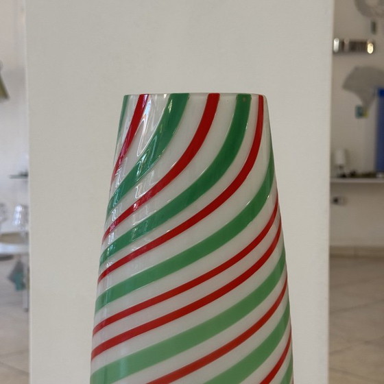 Monumentale vaas, vintage Murano, jaren 1980, veelkleurig, Italiaans design, Venetië, 59 cm – Vazen (photo 4 of 7)
