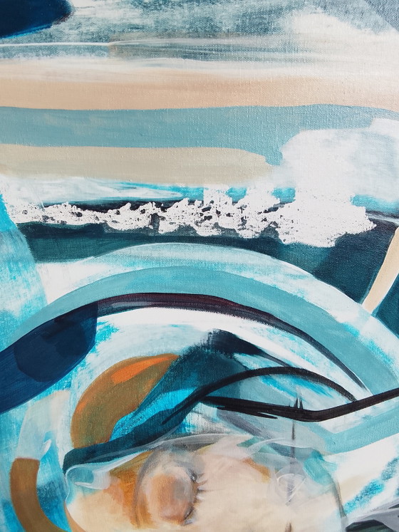 Image 1 of Acrylic painting #cumuli